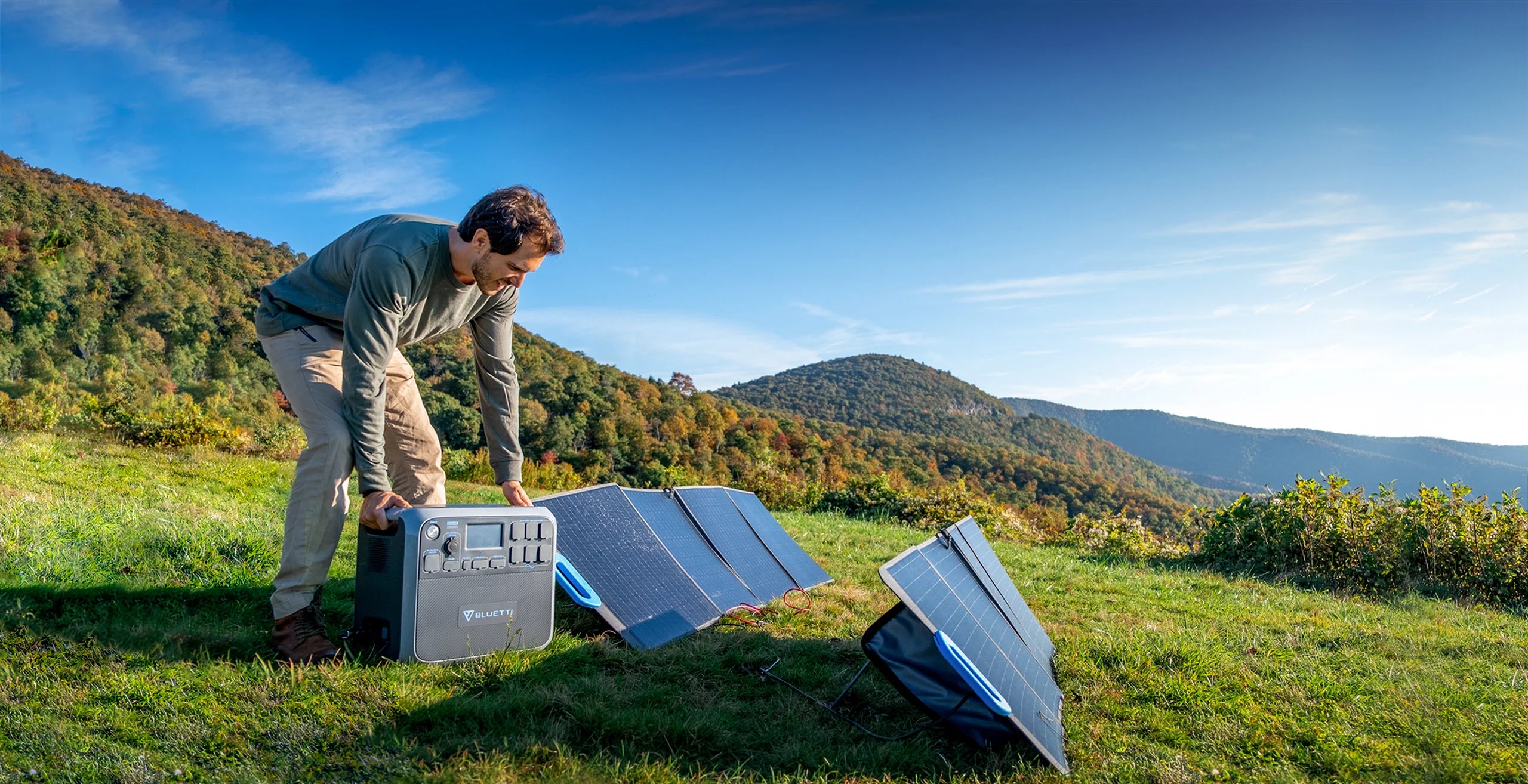 Station d'alimentation portable de 600 W avec panneau solaire de 100 W et  sac de rangement, panneau solaire pliable et générateur d'alimentation de  stockage d'énergie pour camping, aventure en plein : 