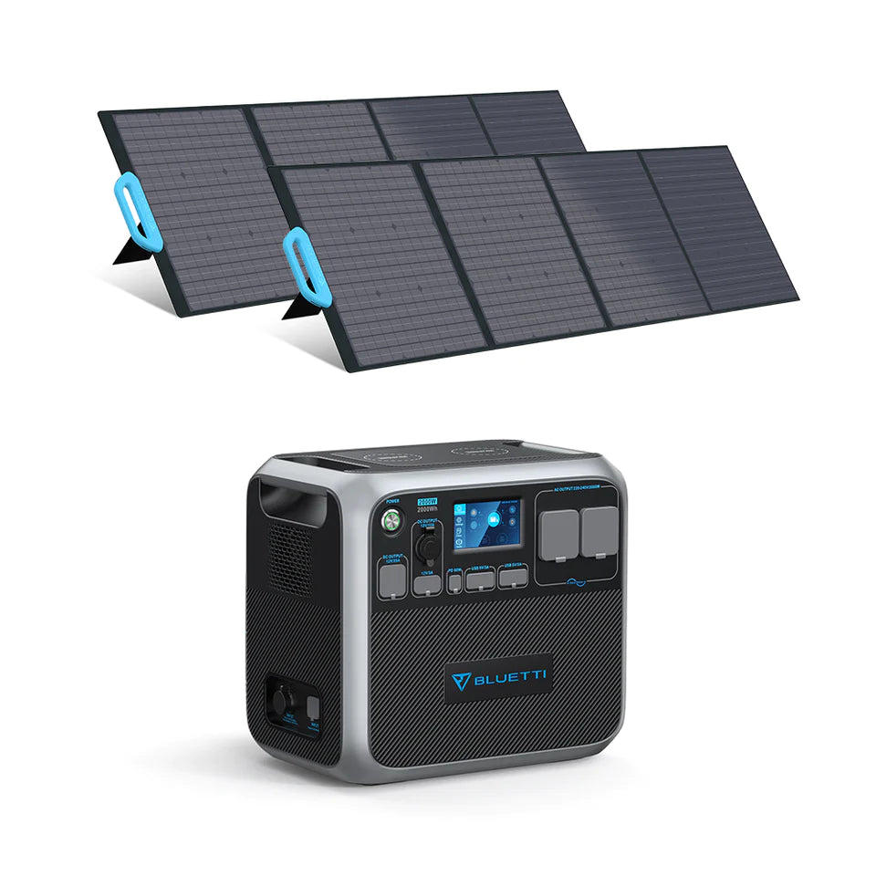 BLUETTI AC200P + 3*PV200 Groupe électrogène solaire