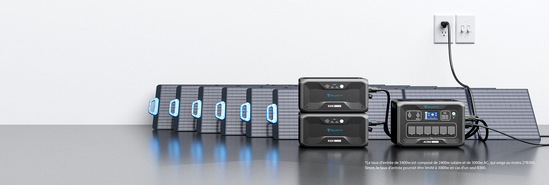 BLUETTI AC300B300 Générateur d'électricité extensible