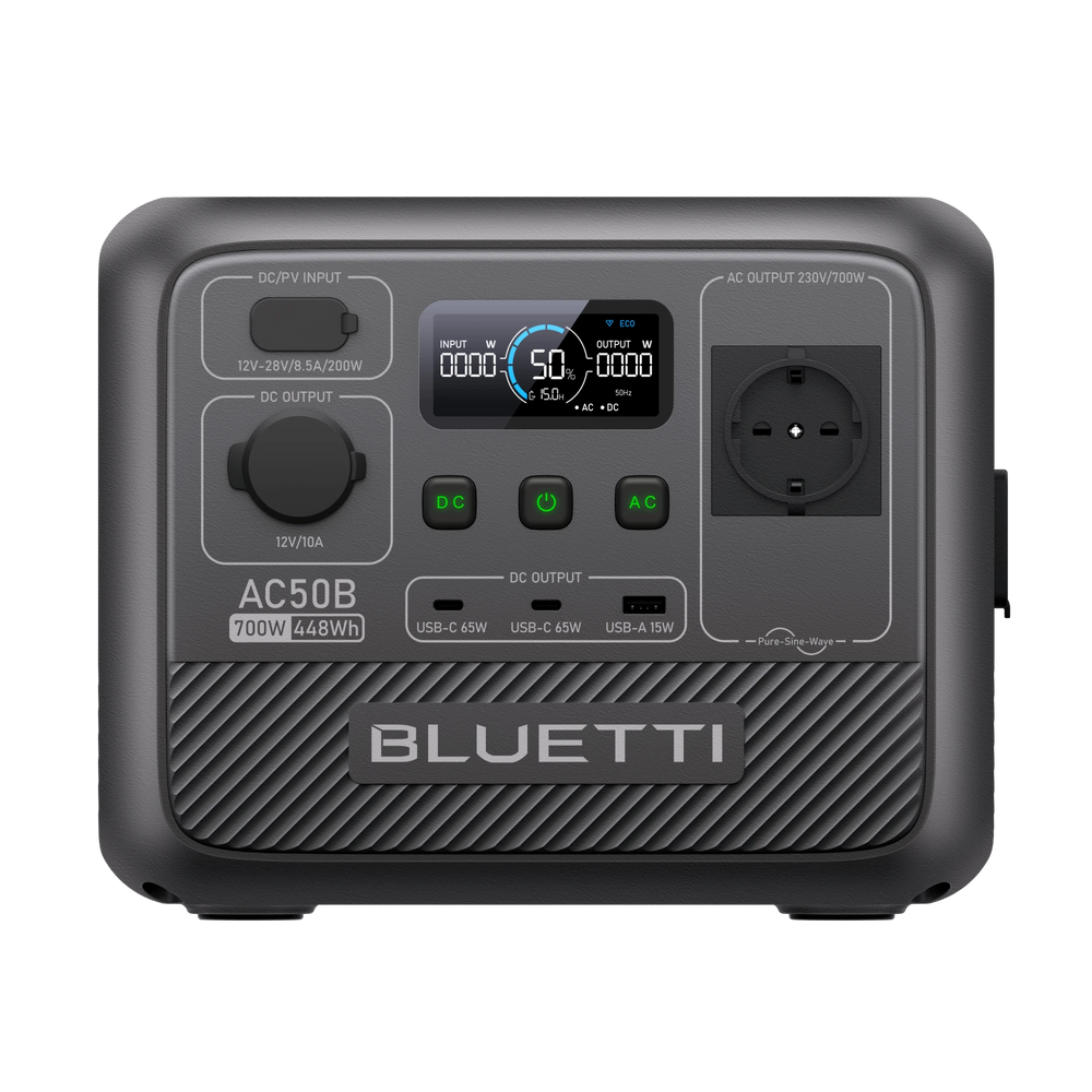 BLUETTI AC50B Station électrique portable | 700 W, 448 Wh