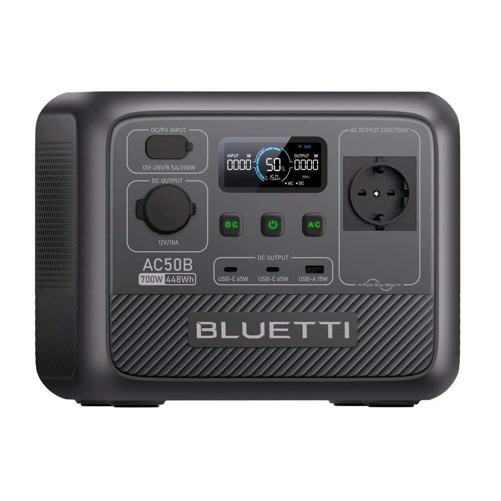 BLUETTI AC50B Station électrique portable | 700 W, 448 Wh