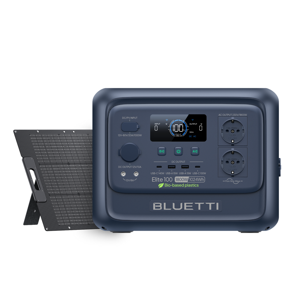 BLUETTI Elite 100 V2 Station électrique portable | 1 800 W, 1 024 Wh