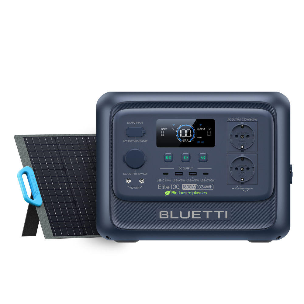BLUETTI Elite 100 V2 Station électrique portable | 1 800 W, 1 024 Wh