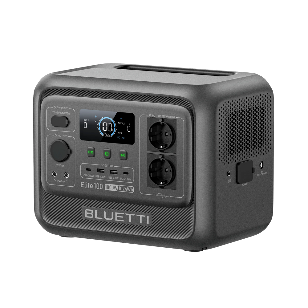 BLUETTI Elite 100 V2 Station électrique portable | 1 800 W, 1 024 Wh