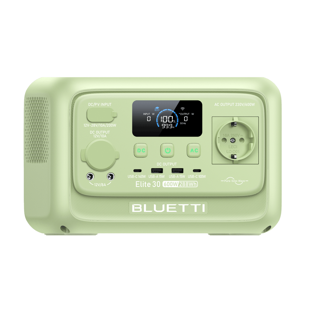 BLUETTI Elite 30 V2 Station électrique portable | 600 W 288 Wh