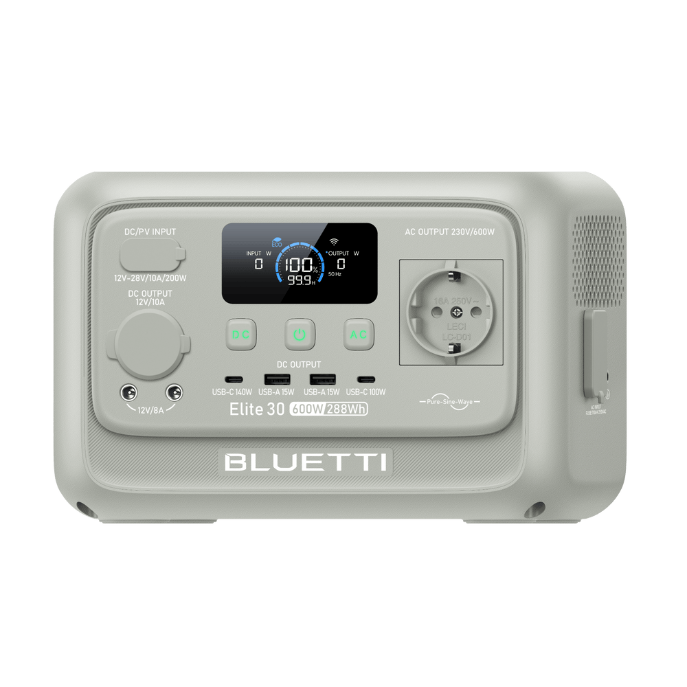 BLUETTI Elite 30 V2 Station électrique portable | 600 W 288 Wh