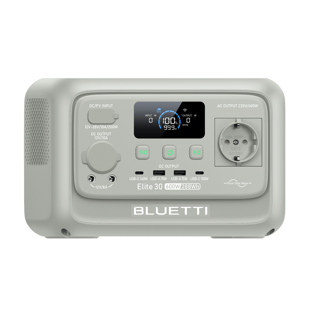 BLUETTI Elite 30 V2 Station électrique portable | 600 W 288 Wh