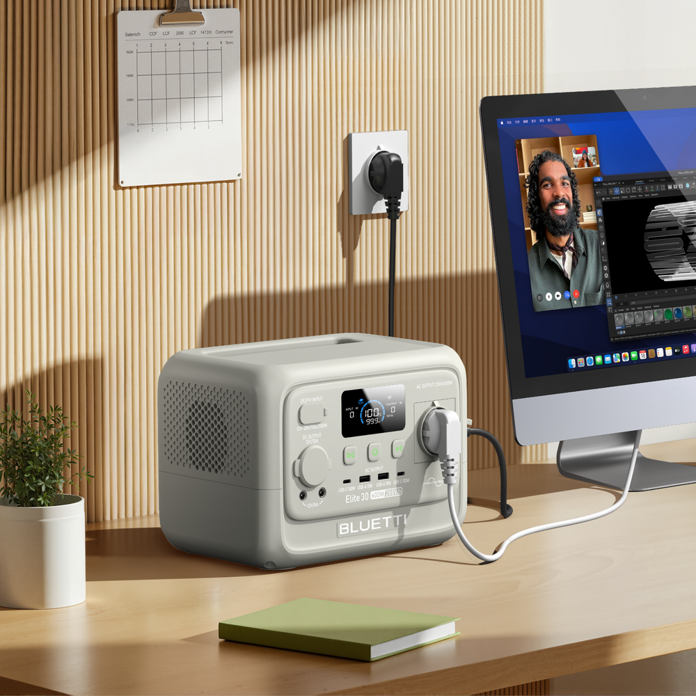 BLUETTI Elite 30 V2 Station électrique portable | 600 W 288 Wh