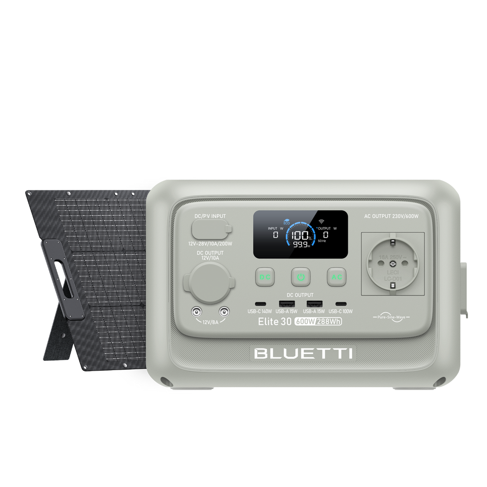 BLUETTI Elite 30 V2 Station électrique portable | 600 W 288 Wh