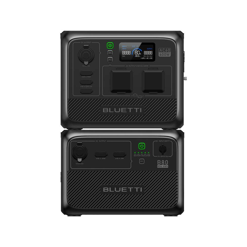 BLUETTI AC60 Station électrique portable | 600 W / 403 Wh