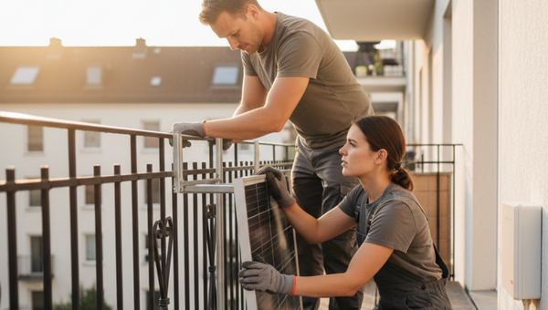Le photovoltaïque de balcon dans le couple : aligner les attentes et trouver des compromis sans stress