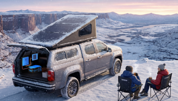 Le camping hivernal offre des paysages d'une pureté exceptionnelle et un profond sentiment de tranquillité. Pour en profiter sereinement, une source d'énergie fiable est indispensable.