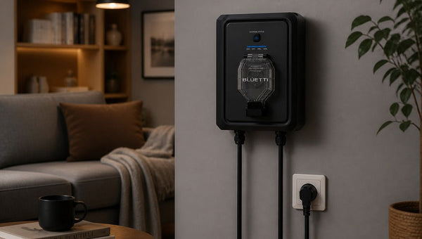 BLUETTI Balco Transfer Hub dans un bureau contemporain