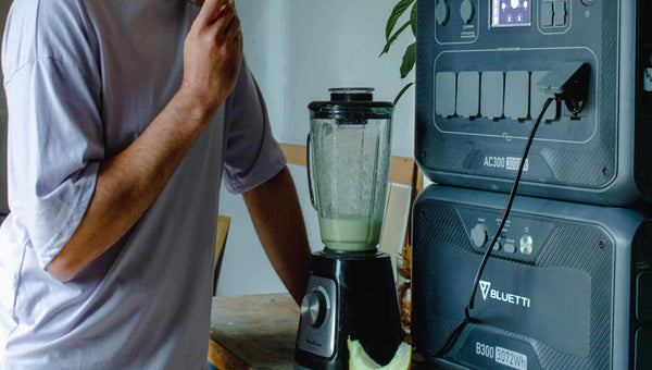 brancher sur un groupe électrogène de 3000w BLUETTI