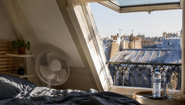 Appartement mansardé parisien surchauffé en canicule