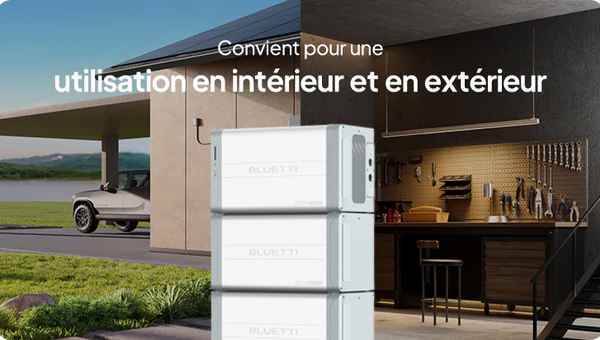 Quel groupe électrogène pour alimenter une maison individuelle : le stockage d’électricité avec les batteries des secours de BLUETTI