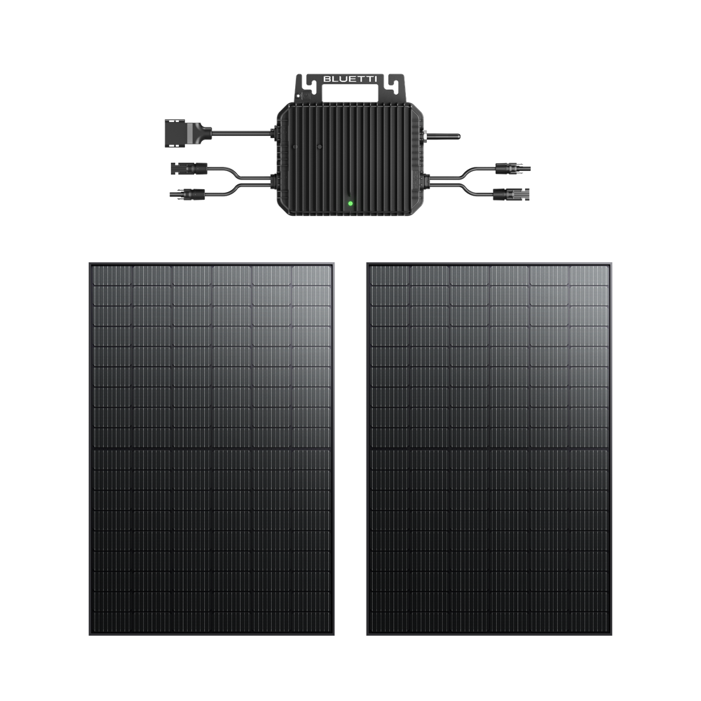 BLUETTI 2nd Gen du système solaire pour balcon | 800 W