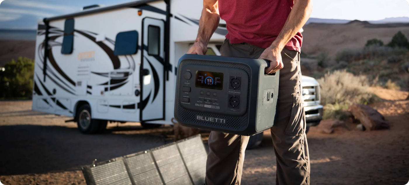 Votre camping-car, votre configuration.Branchez-la ou rechargez-la au solaire.