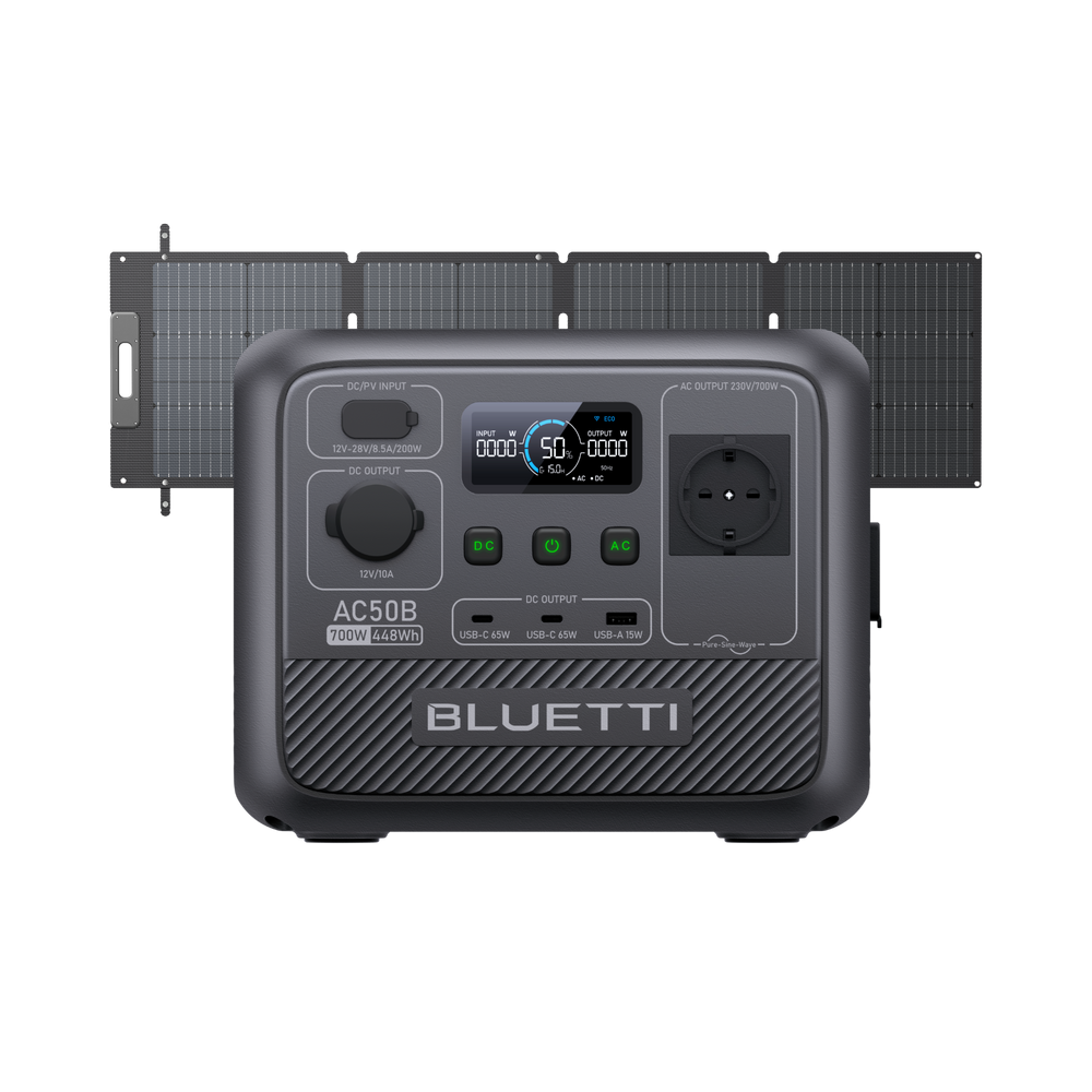 BLUETTI AC50B Station électrique portable | 700 W, 448 Wh