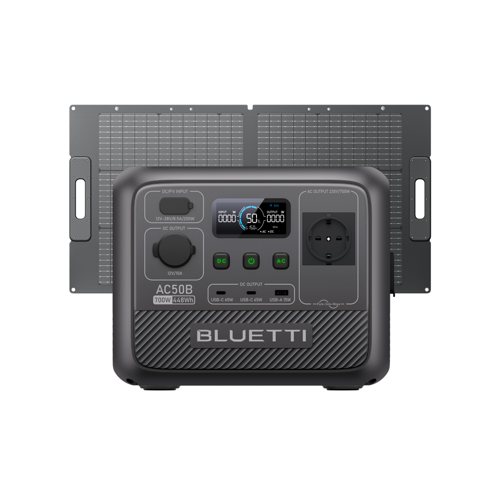 BLUETTI AC50B Station électrique portable | 700 W, 448 Wh
