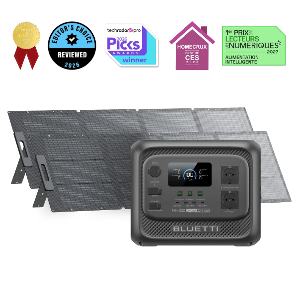 Elite 300 + 2*200W | 2 400 W, 3 014,4 Wh, Kit solaire 400 W