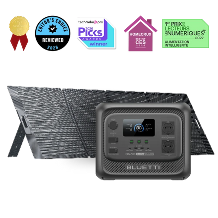 Elite 300 + 350W | 2 400 W, 3 014,4 Wh, 350 W Solaire