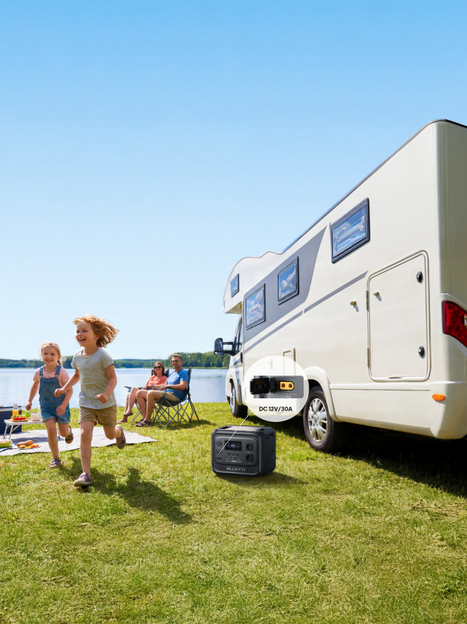 Prise spéciale 12 V/30 A pour voyages en camping-car