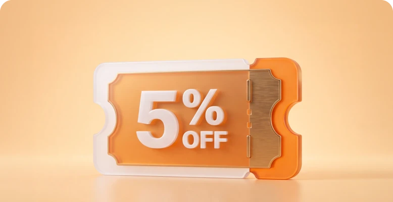 -5 %