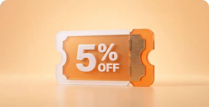 -5 %