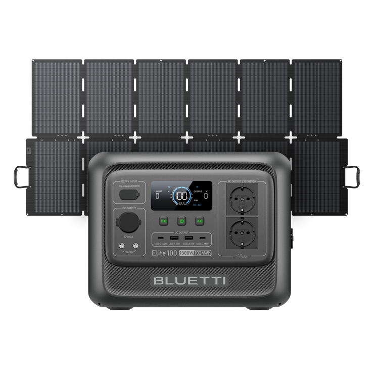 BLUETTI Elite 100 V2 Station électrique portable | 1 800 W, 1 024 Wh