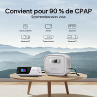 BLUETTI X60 Batterie externe CPAP de 614 Wh