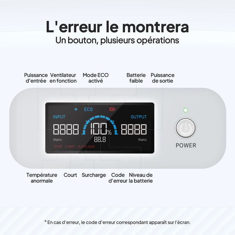 BLUETTI X60 Batterie externe CPAP de 614 Wh