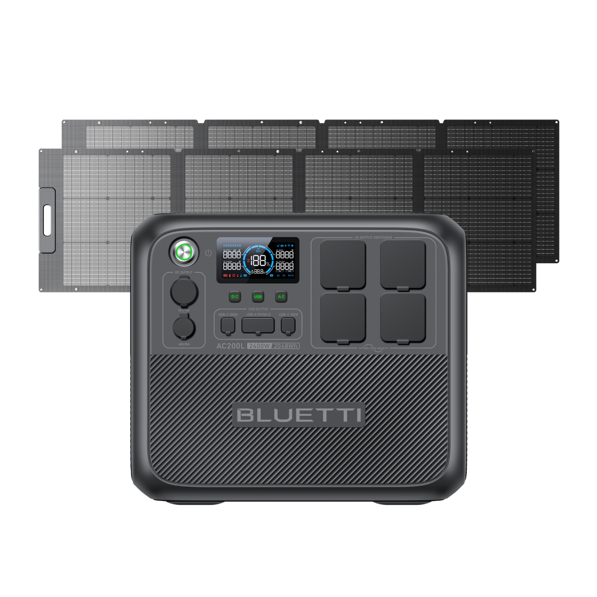BLUETTI AC200L Station électrique portable | 2400 W, 2048 Wh