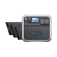 BLUETTI AC200P + MP200 Groupe électrogène solaire