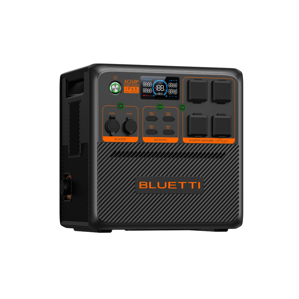 BLUETTI AC240P Station électrique portable | <br>2 400 W / 1 843 Wh
