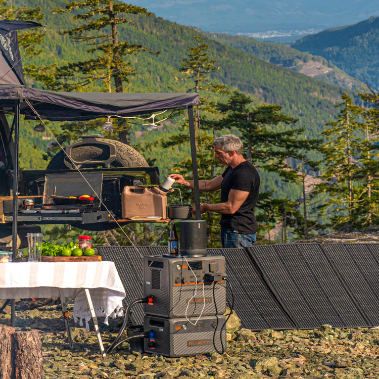 BLUETTI AC240P Station électrique portable | <br>2 400 W / 1 843 Wh