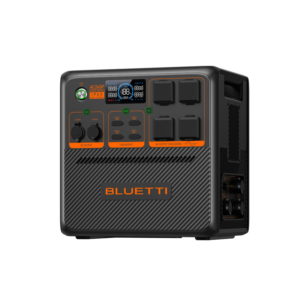 BLUETTI AC240P Station électrique portable | <br>2 400 W / 1 843 Wh