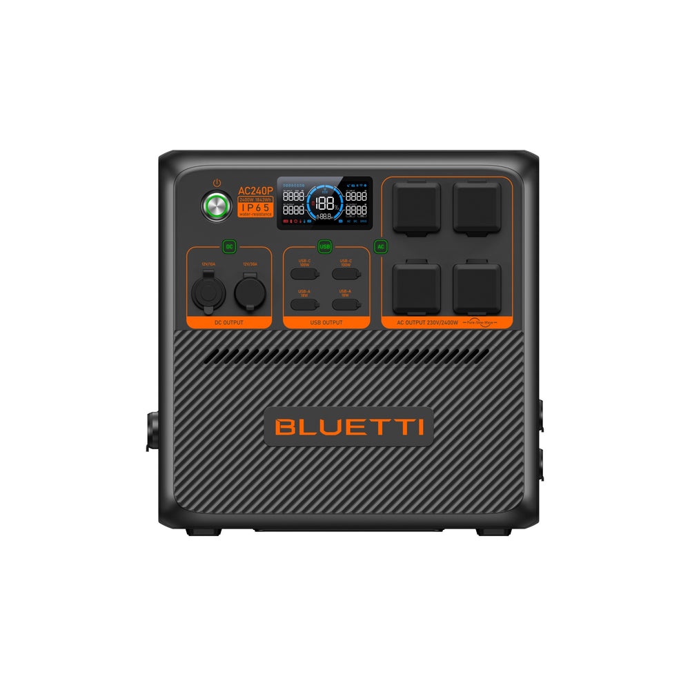 BLUETTI AC240P Station électrique portable | <br>2 400 W / 1 843 Wh