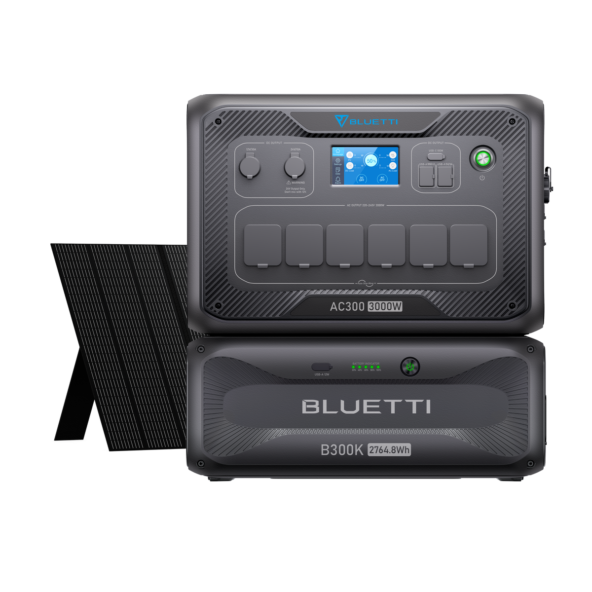 BLUETTI AC300 + B300K Batterie de secours domestique | 3 000 W, 2 764,8 Wh