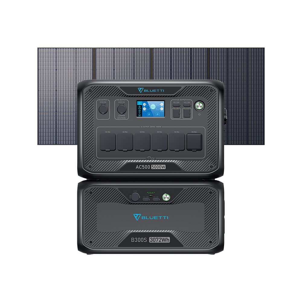 BLUETTI AC500 + B300S  + PV350 Groupe électrogène solaire