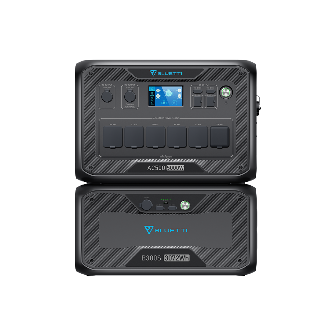 BLUETTI AC500+B300S Batterie de secours domestique | 5000 W / 3072 Wh