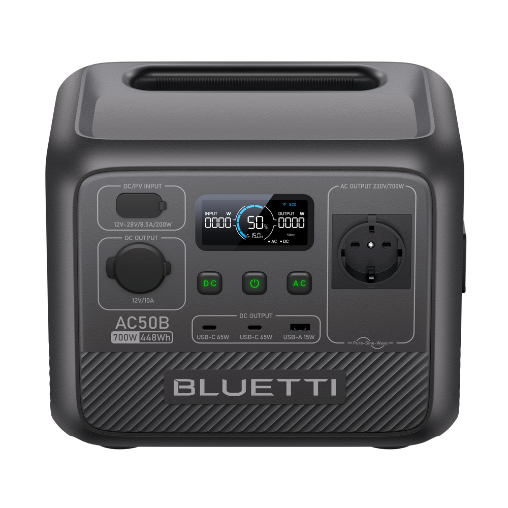 BLUETTI AC50B Station électrique portable | 700 W, 448 Wh