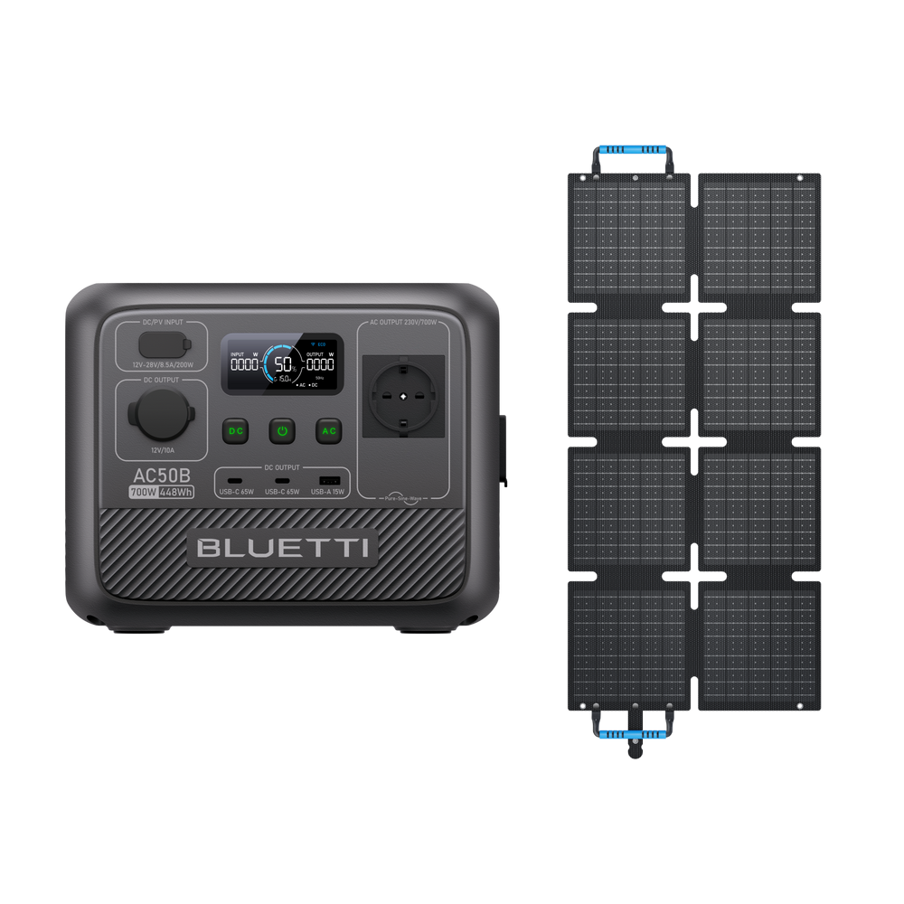 BLUETTI AC50B Station électrique portable | 700 W, 448 Wh
