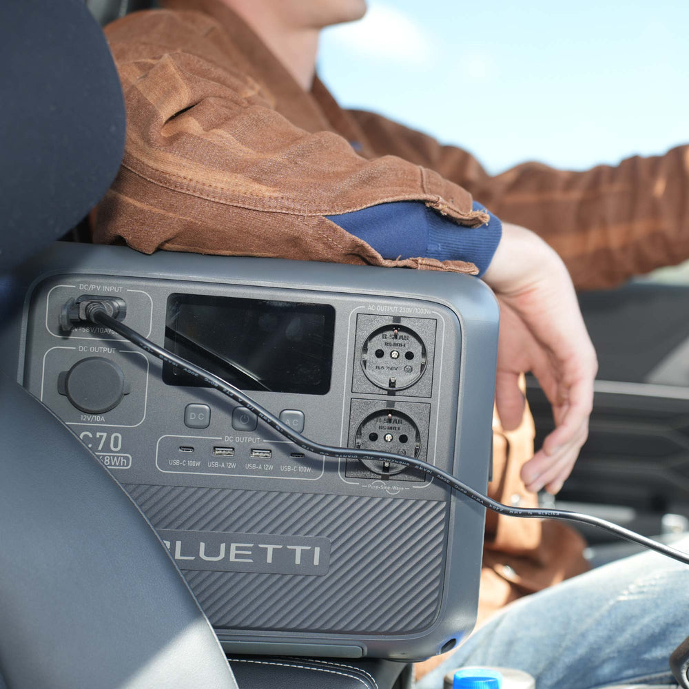 BLUETTI AC70 Station électrique portable | 1000 W, 768 Wh