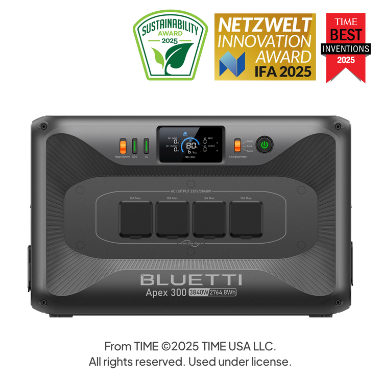BLUETTI Apex 300 Station d'alimentation polyvalente | 3 840 W, 2 764,8 Wh