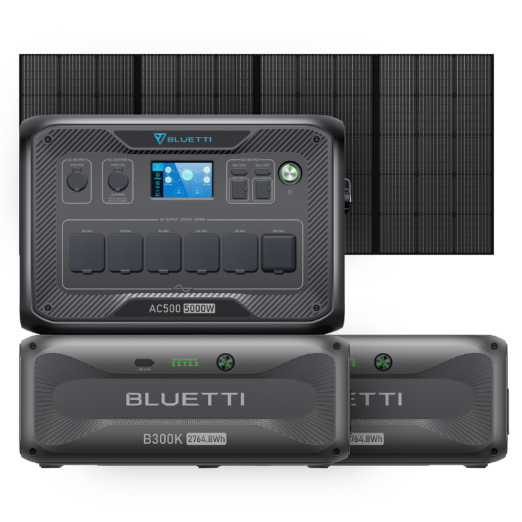 BLUETTI AC500+B300K Batterie de secours domestique | 3 000 W / 2 764,8 Wh