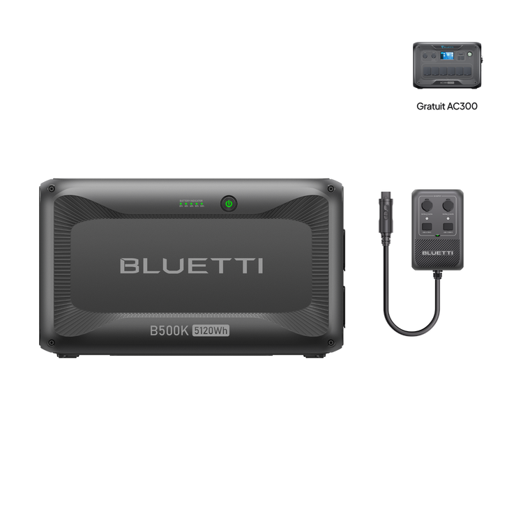 B500K Batterie d’extension+Hub D1（AC300 Gratuit）