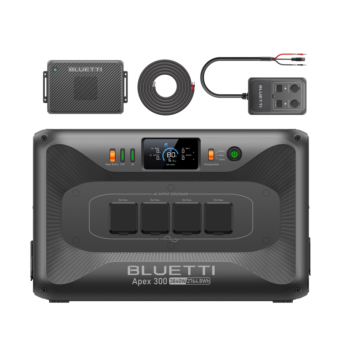 BLUETTI Charger 2 | Chargeur DC double 1 200 W pour alternateur et solaire