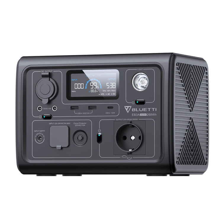 BLUETTI EB3A Station électrique portable | 600 W / 268 Wh - Occasion
