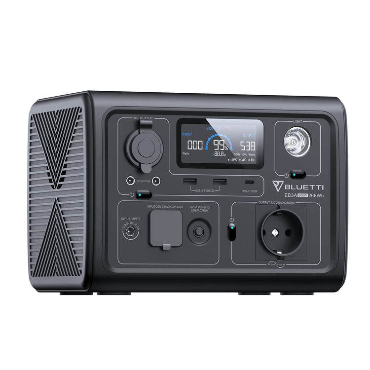 BLUETTI EB3A Station électrique portable | 600 W / 268 Wh - Occasion